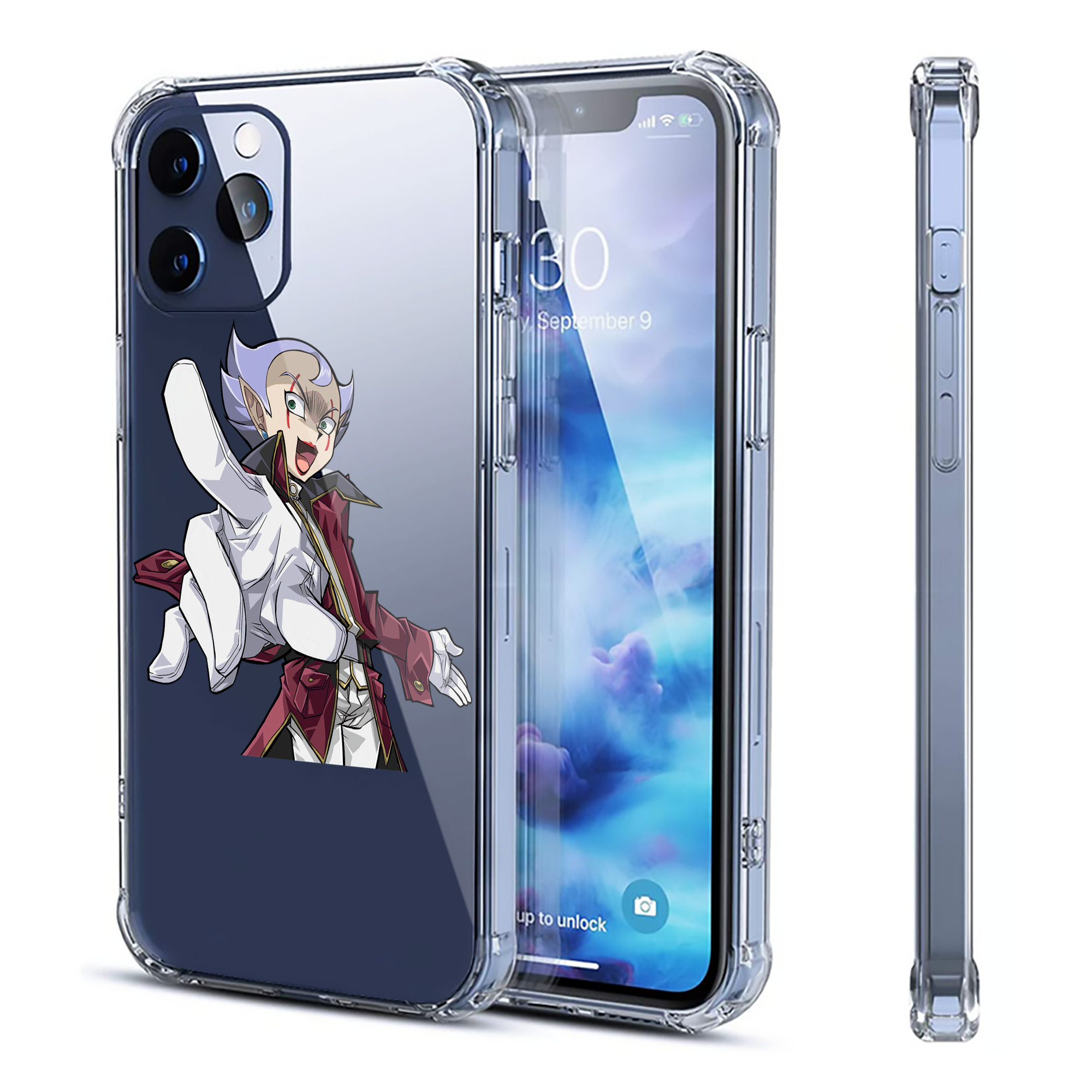 （画像用） 遊☆戯☆王 Yu-Gi-Oh! 【iPhone 12シリーズ対応】透明スマホケース（クリアソフトケース）